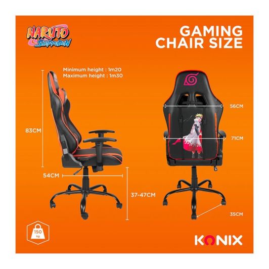 Chaise Gaming KONIX Naruto