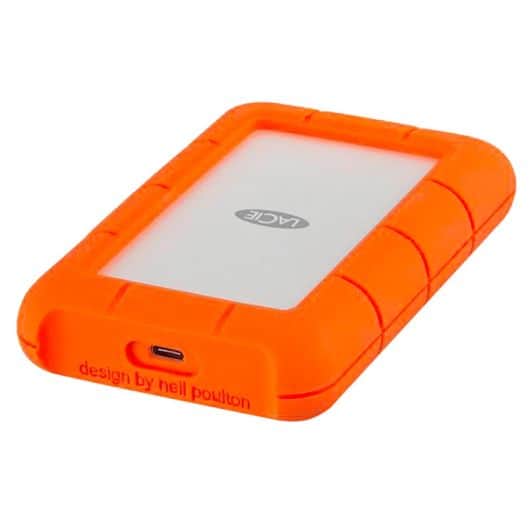 Disque Dur LACIE RUGGED USB-C 1To