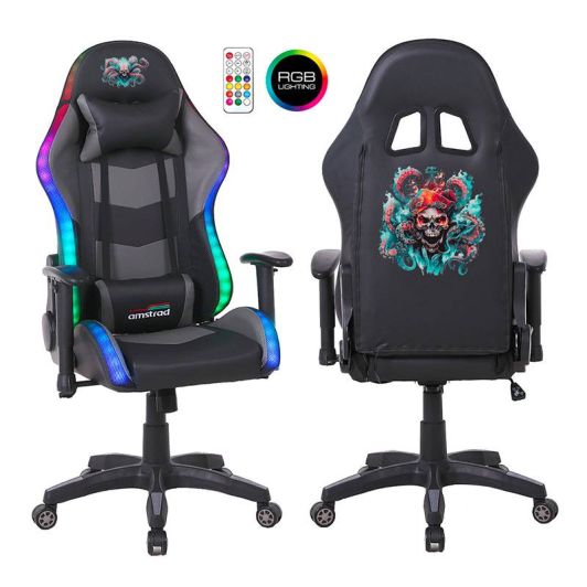 Fauteuil Gaming AMSTRAD Elite Kraken LED