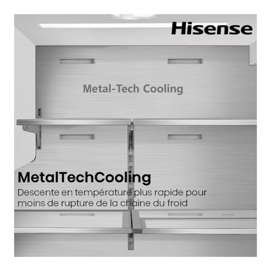 Réfrigérateur 4 portes HISENSE RF540N4WIE