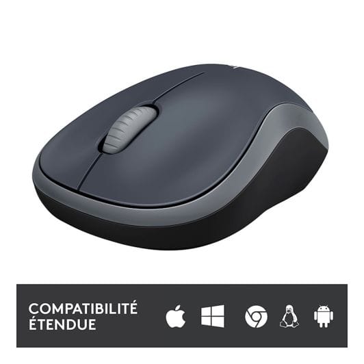 Souris sans fil LOGITECH M185 grise