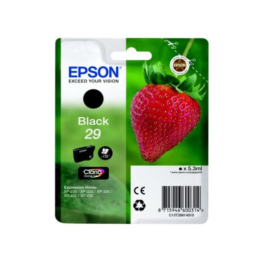 Cartouche d'encre EPSON B29 Fraise Noir