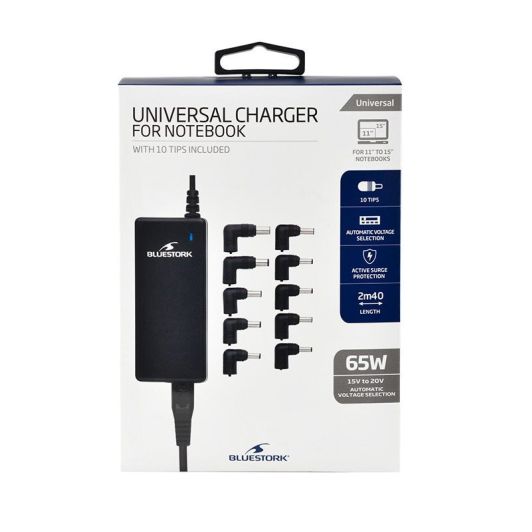 Chargeur pour notebook BLUESTORK 65 W