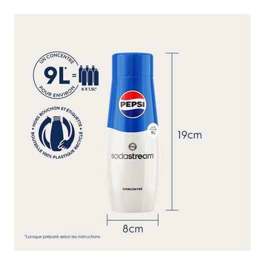 Concentré SODASTREAM PEPSI 440ml