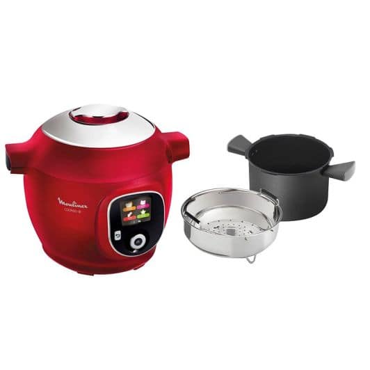 Multicuiseur MOULINEX COOKEO 180 recettes ROUGE CE85B510