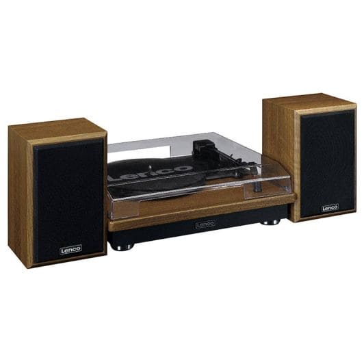 Platine vinyle LENCO LS-100WD avec haut-parleurs