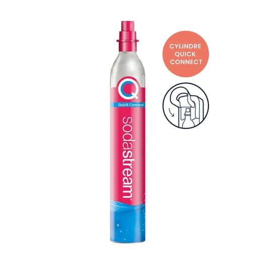 Recharge SODASTREAM CO2 CQC Rose pour échange