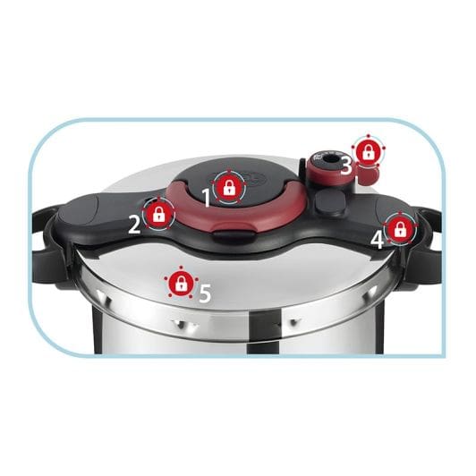 Autocuiseur TEFAL clipso minut easy 6L