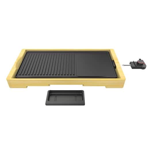 Plancha électrique COSYLIFE CL-PLB50 bambou