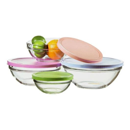 Set de 4 saladiers en verre