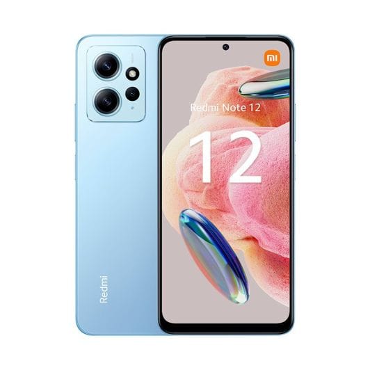  Smartphone XIAOMI Redmi Note 12 4G 64 Go Bleu + COQUE