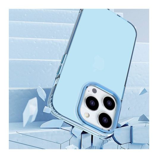 Coque WE Metallique Iphone12 bleu