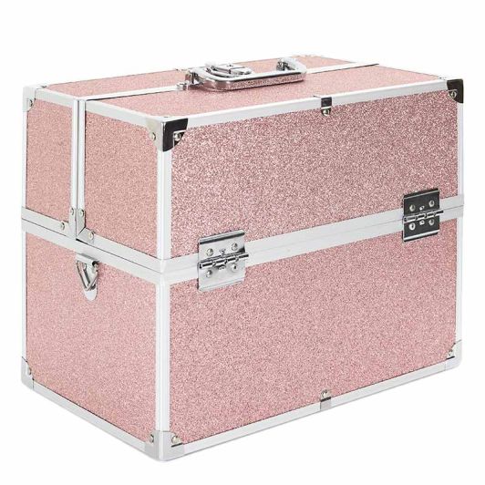 Malette de rangement Cosmetic Club  rose