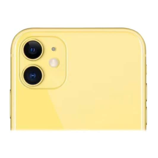 APPLE iPhone 11 64 Go Jaune reconditionné Grade éco + coque