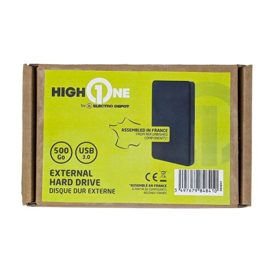 Disque dur HIGH ONE 500 Go USBC 3.0 reconditionné