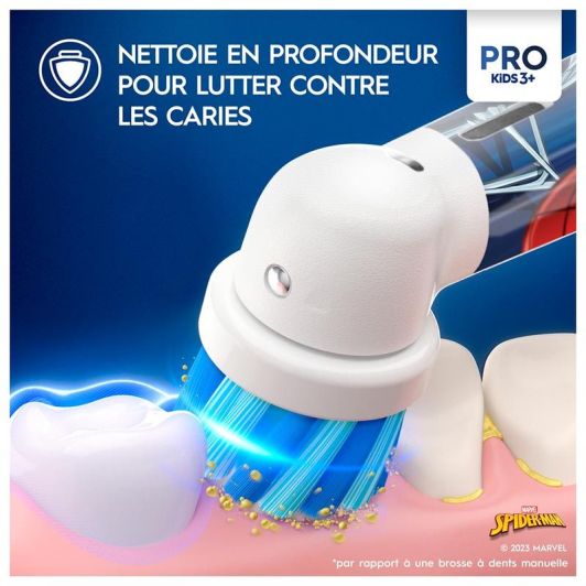 Brosse à dents électrique ORAL-B PRO KIDS SPIDER MAN