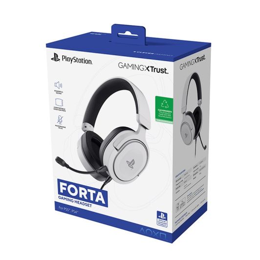 Casque gaming TRUST GAMING FORTA PS4/PS5 blanc 