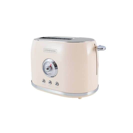 Grille-pain KITCHENCOOK RETRO TOAST crème 2 FENTES