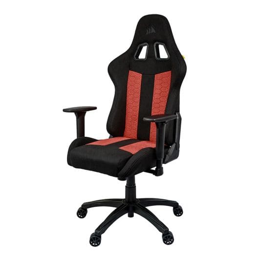 Chaise Gaming CORSAIR TC100 noir et rouge