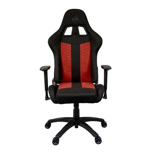 Chaise Gaming CORSAIR TC100 noir et rouge