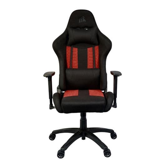 Chaise Gaming CORSAIR TC100 noir et rouge