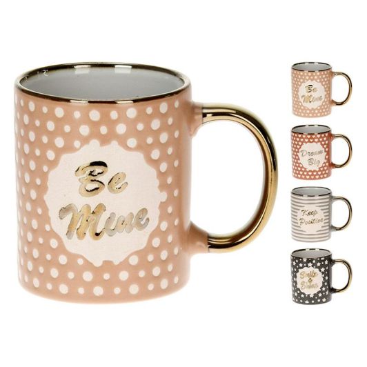 Mug fantaisie en grès 31 cl 