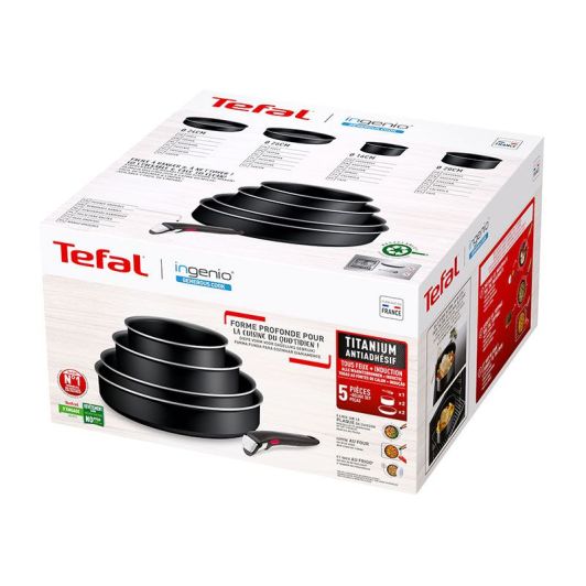 Batterie de cuisine TEFAL Ingenio generous cook 5 pièces