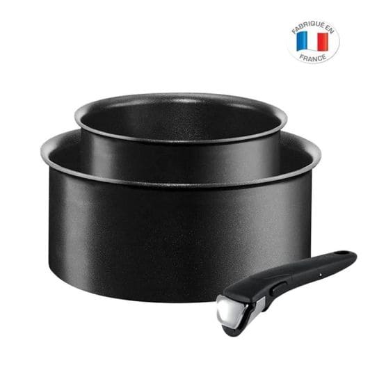 Lot de 2 casseroles 16 et 20 cm TEFAL ingenio