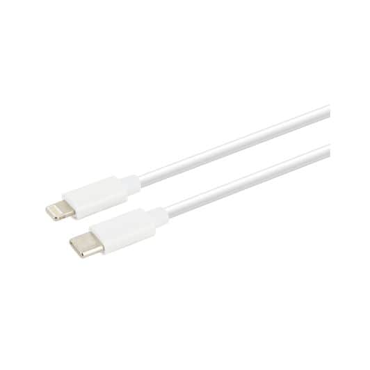 CABLE EDENWOOD 1M USB C LIGHTNING BLANC