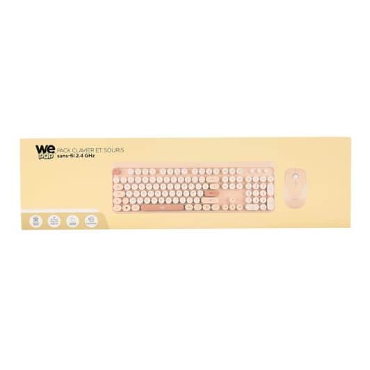 Clavier + Souris WE Pop beige