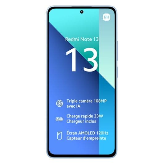 Smartphone XIAOMI Redmi Note 13 4G 256Go Bleu