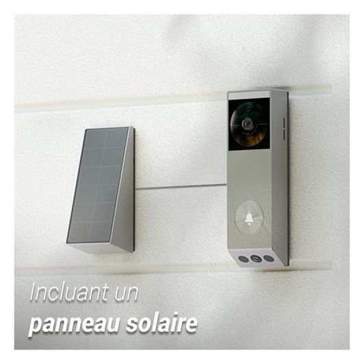 Sonnette wifi EZVIZ EP3X PRO + panneau solaire