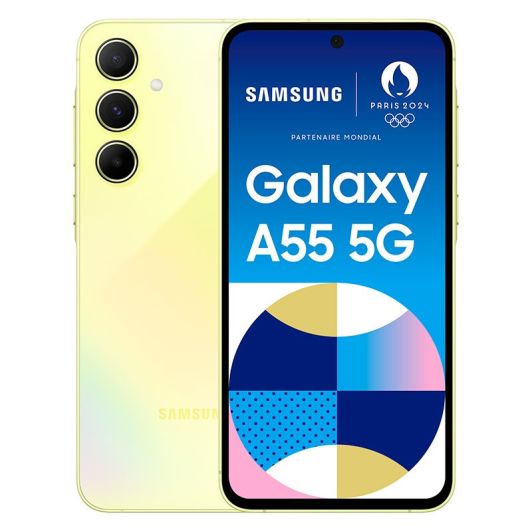 Smartphone SAMSUNG GALAXY A55 5G 128Go Lime