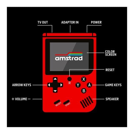 Console de jeux portative AMSTRAD Gamebox