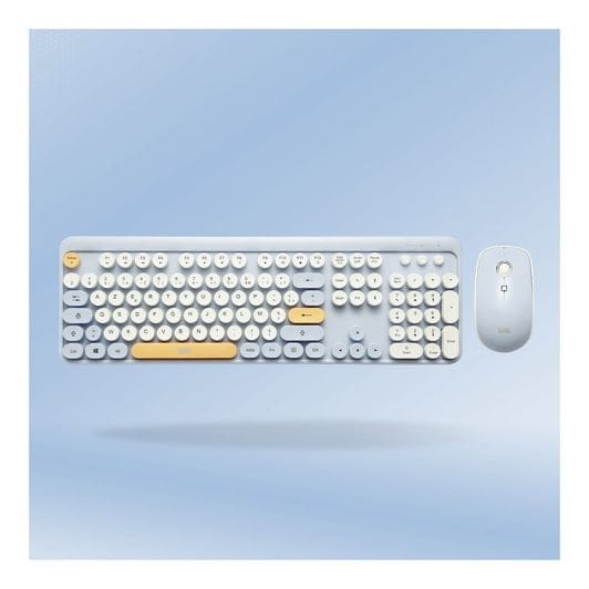 Clavier + Souris WE Pop bleu