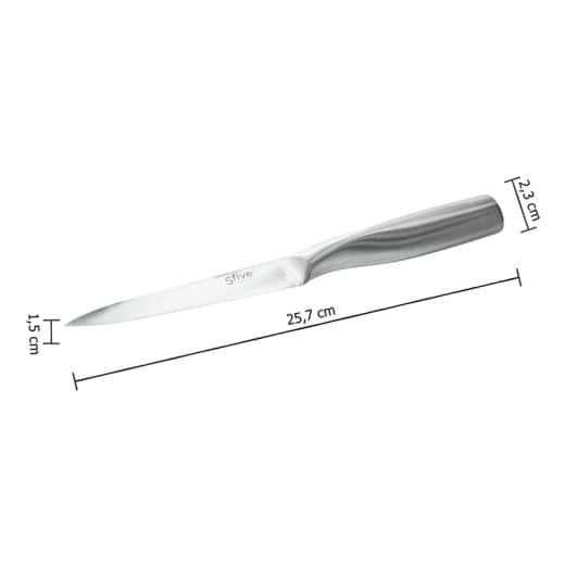 Couteau utilitaire inox lame 13cm