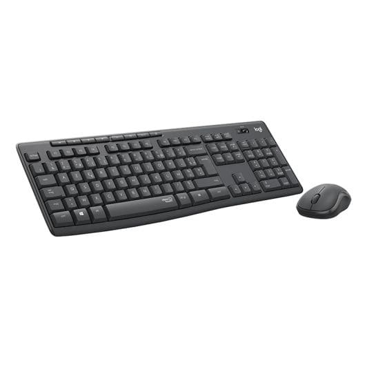 Clavier + souris LOGITECH MK295 Silent graphite