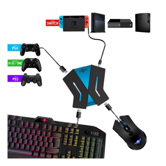 Convertisseur Clavier et Souris pour console