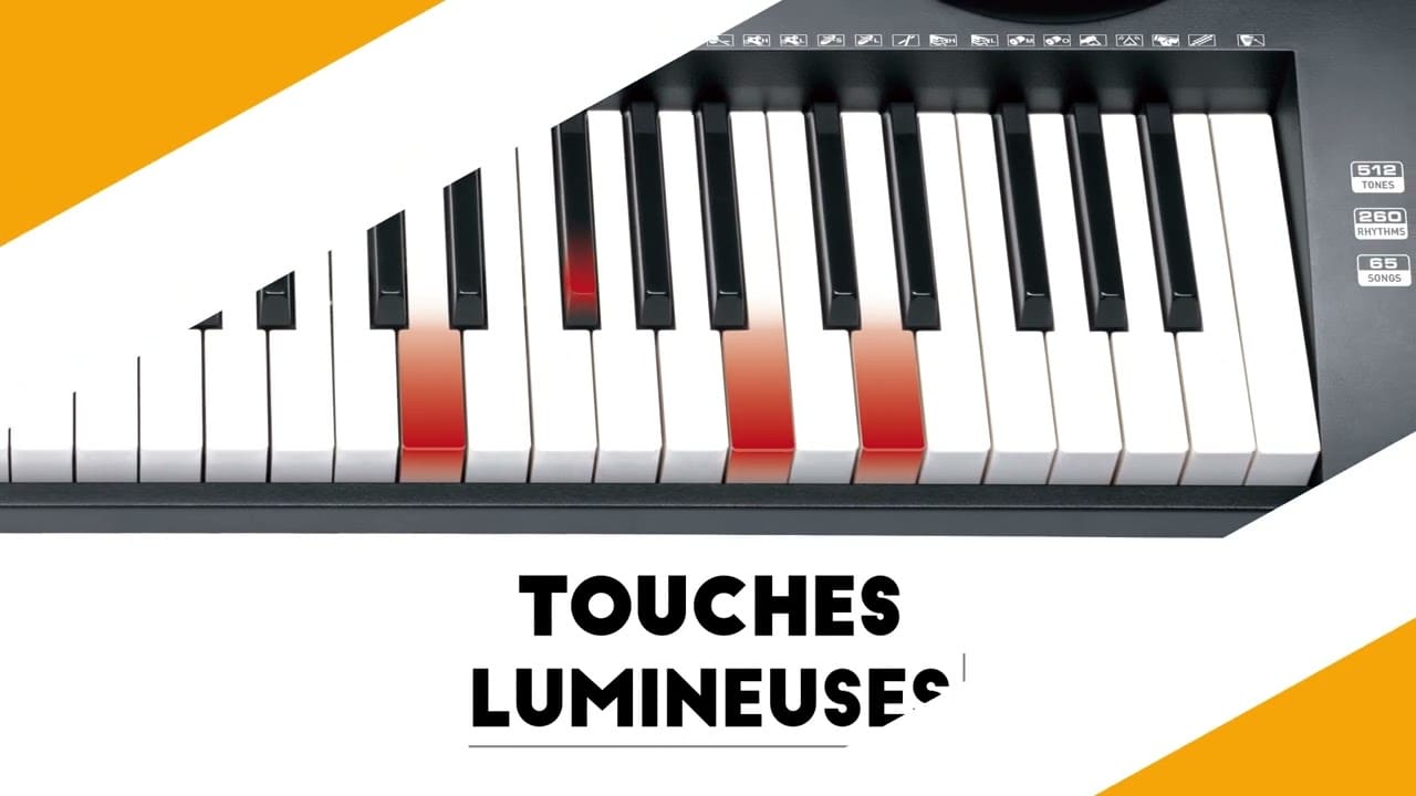 Instrument de musique électronique synthétiseur clavier de piano 61 touches  orgue électronique pour le commerce de gros - Chine Piano et clavier prix