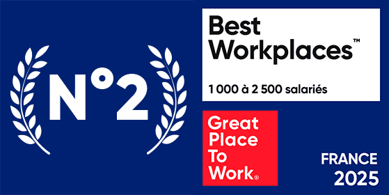 Numéro 2 Great Place to work 2025