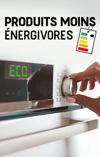 Produits moins énergivores